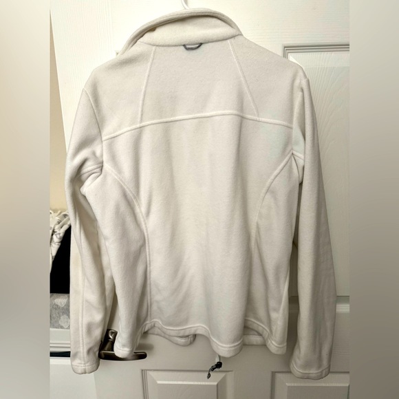 Fleece white Columbia jacket - Picture 2 of 3